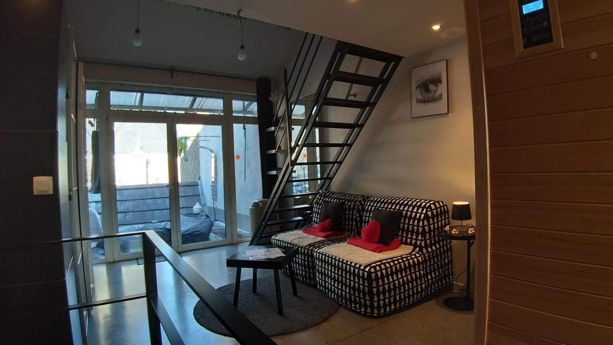 Wellness Loft With Sauna, Jacuzzi, Roof Terrace & Amazing View Διαμέρισμα Αμβέρσα Δωμάτιο φωτογραφία
