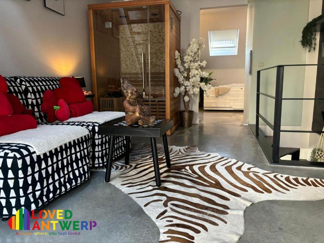 Wellness Loft With Sauna, Jacuzzi, Roof Terrace & Amazing View Διαμέρισμα Αμβέρσα Εξωτερικό φωτογραφία